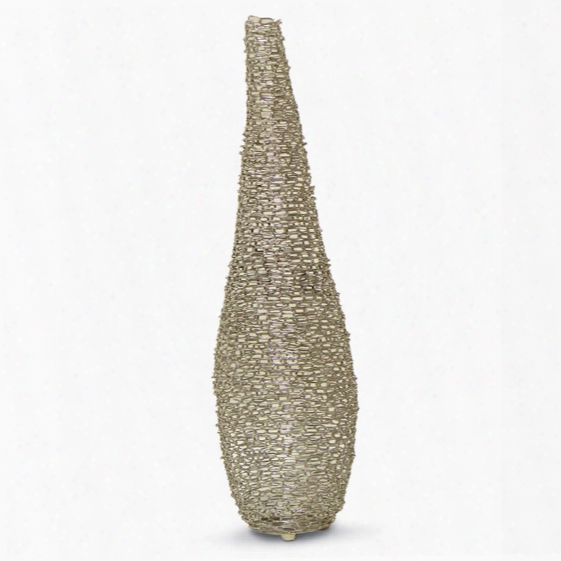 Palecek Chain Mail Tall Vase