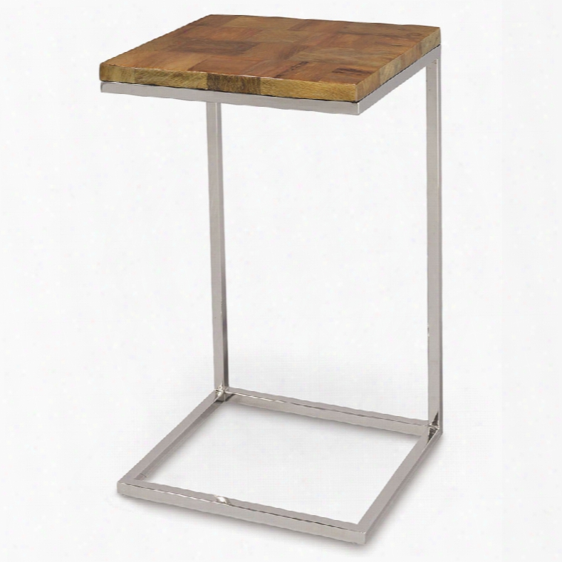 Palecek Coco Bark Top Slide Side Table