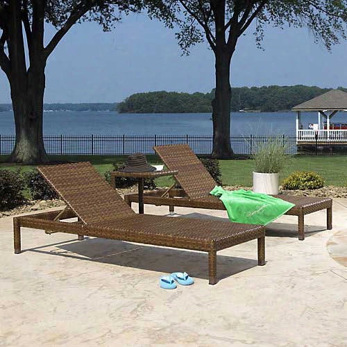 Panama Jack St Barths 3 Pieece Chaise Lounge Set