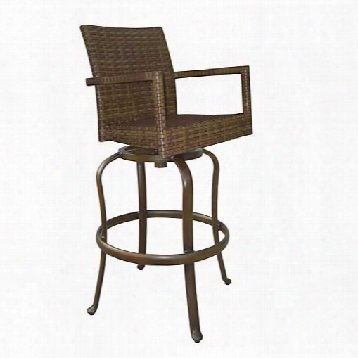 Panama Jack St Barths Swivel Barstool