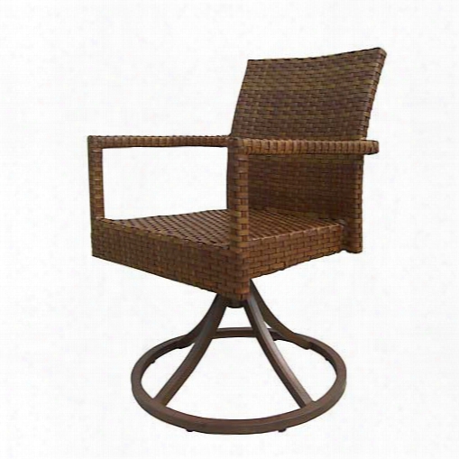 Panama Jack St Barths Swivel Dining Chairs - Set Of 2