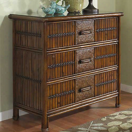 Pelican Reef Polynesian 3 Drawer Chest