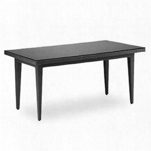 Pelican Reef Soho Patio Large Rectangular Woven Dining Table