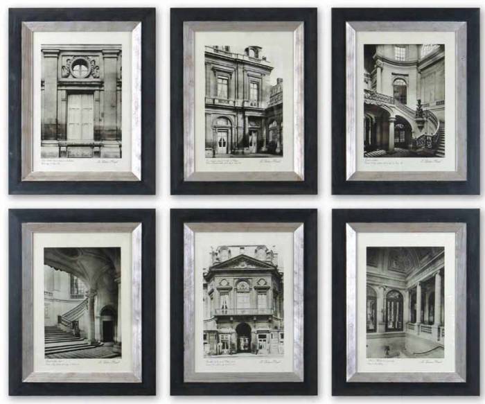 Uttermost Paris Scenes Set Of 6-artwork