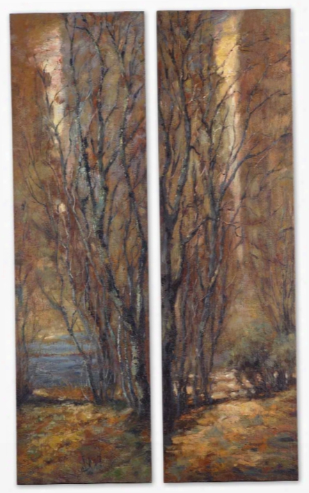 Uttermost Tree Panels-set Of 2-artwork