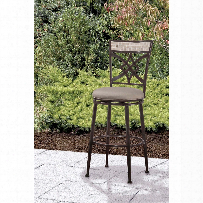 Hillsdale Furniture Halstead Indoor/outdoor Swivel Bar Stool