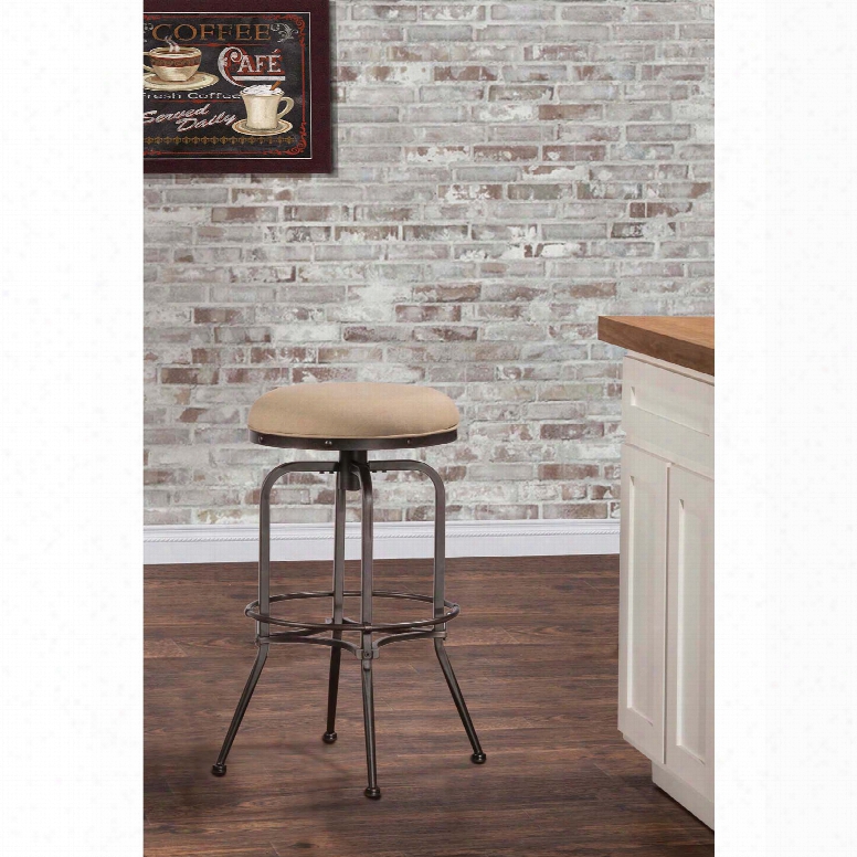 Hillsdale Furniture Polstonindoor/outdoor Swivel Backless Counter Stool