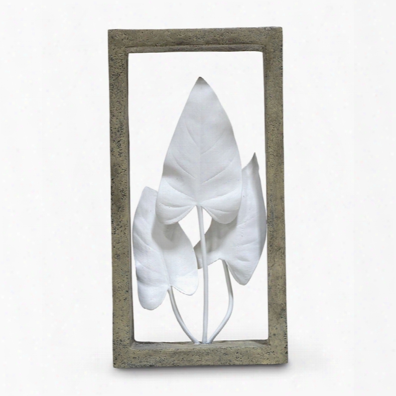 Palecek Indoor/outdoor Anthurium Leaves Shadow Box