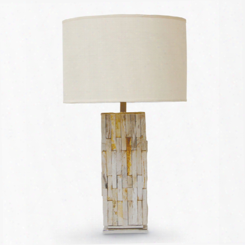 Palecek Natural Petrified Wood Lamp