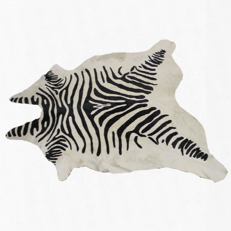 Palecek Painted Zebra Hide