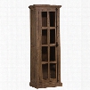 Hillsdale Furniture Tuscan Retreat Tall Single Door Cabinet in Aged Gray