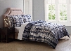 PEM America London Fog Cornwall Natural 7 Piece King Bed Ensemble