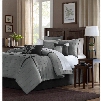 Madison Park Connell 7 Piece Comforter Set in Grey