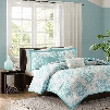 Intelligent Design Senna Comforter and Sham Set in Aqua