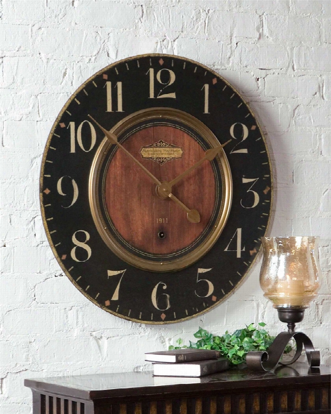 Uttermost Alexandre 30 Inch Martinot Clock