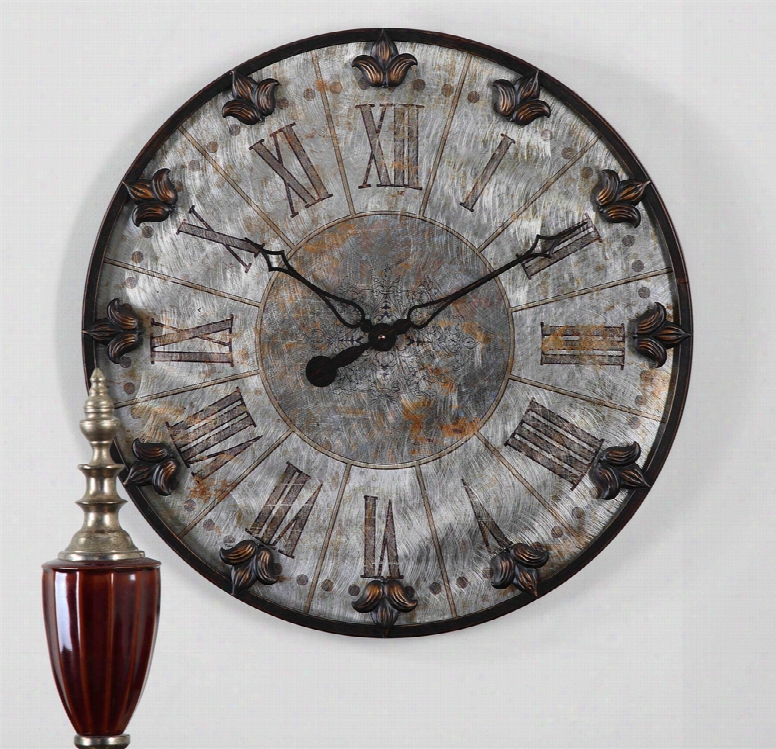 Uttermost Artemis Old Wall Clock