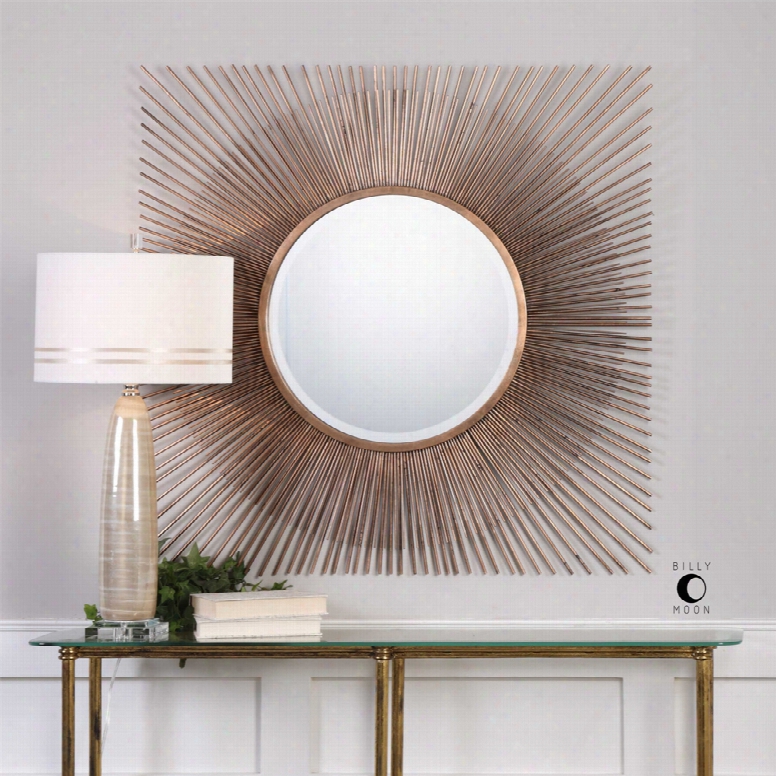 Uttermost Azie Square Starburst Mirror