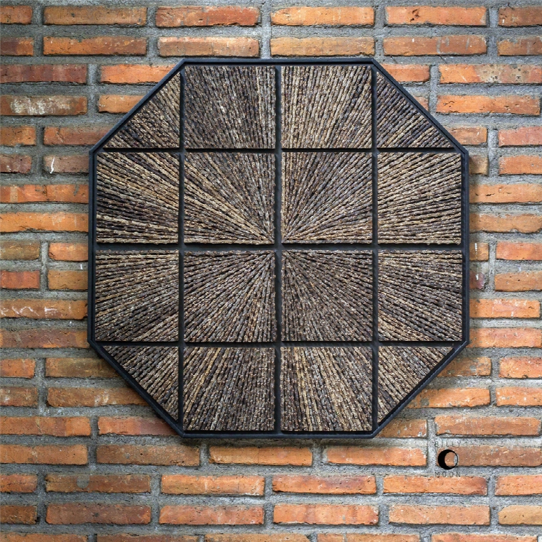 Uttermost Bursting Forth Octagonal Wall Art