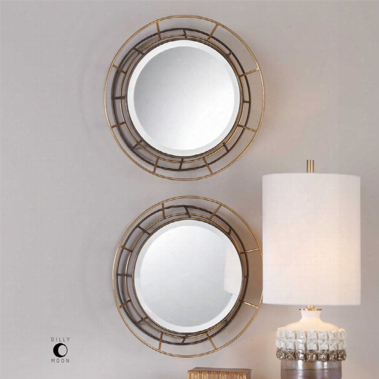 Uttermost Desario Round Mirrors Set Of 2