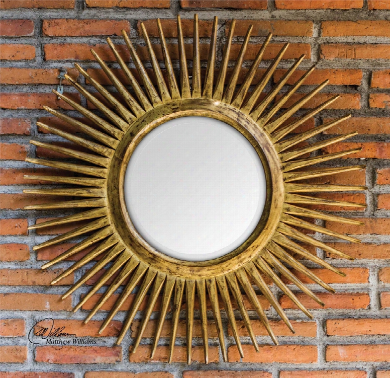 Uttermost Destello Gold Starburst Mirror