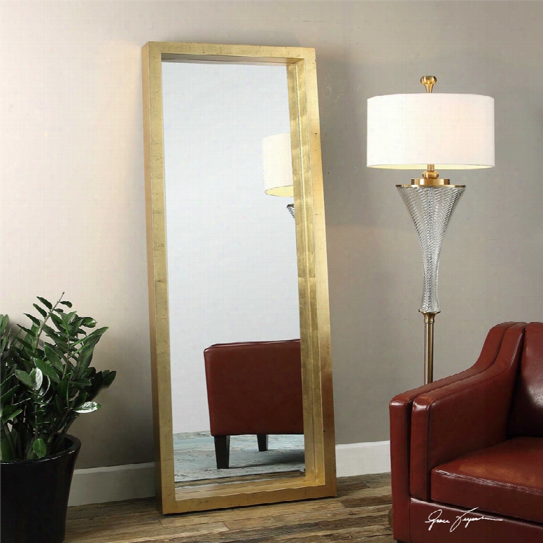 Uttermost Edmonton Leaner Mirror In Gold