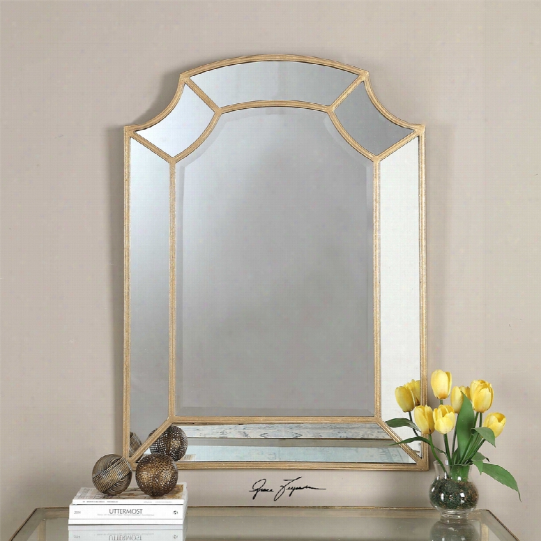 Uttermost Francoli Arch Mrror In Gold