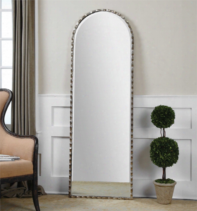 Uttermost Gelston Arch Mirror In Silver