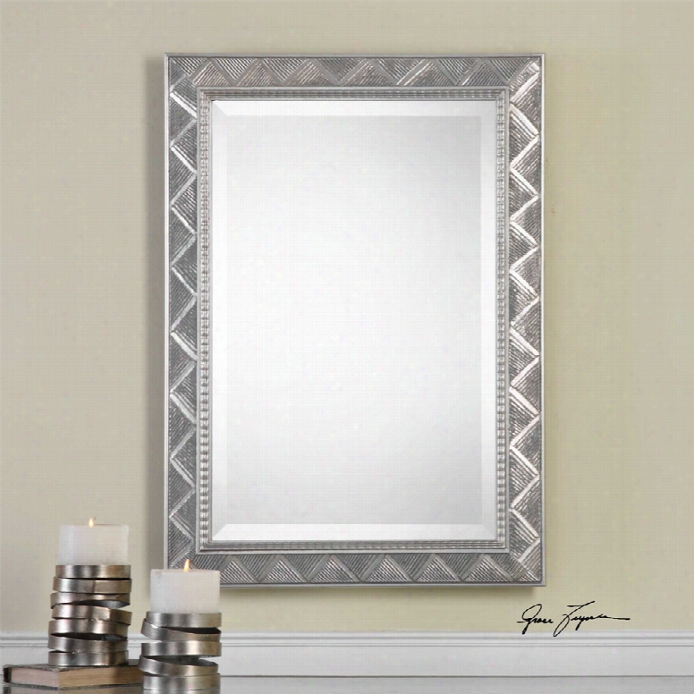 Uttermost Ioway Mirror In Metallic Silver