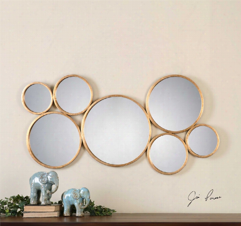 Uttermost Kanna Wall Mirror In Gold