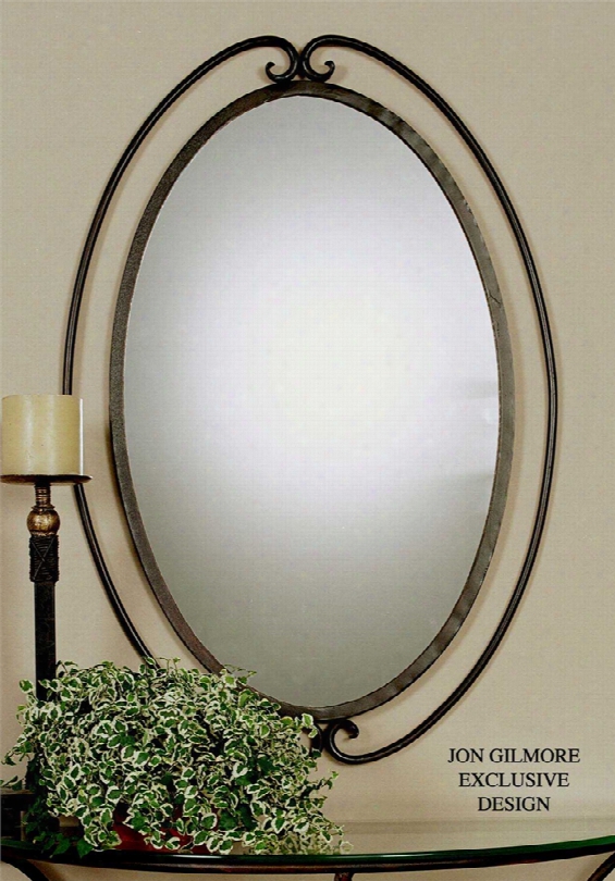 Uttermost Kilmer Wrought Iron Mirror