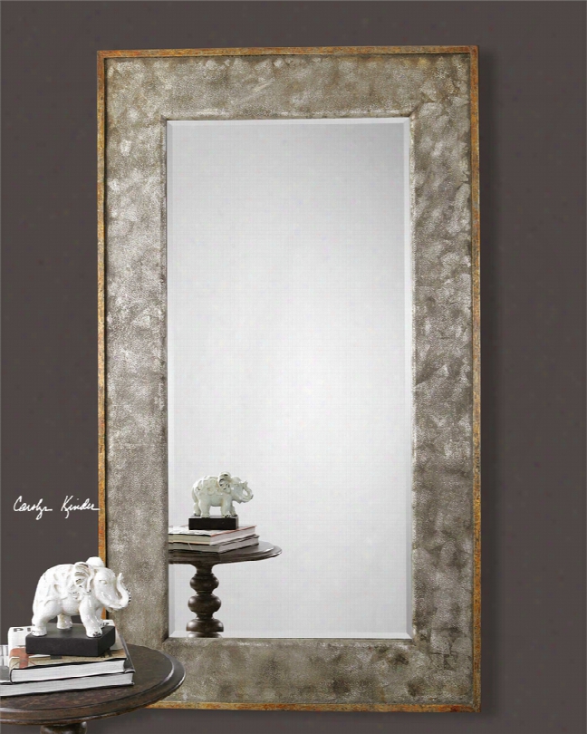 Uttermost Leron Mirror In Distressed Bronze