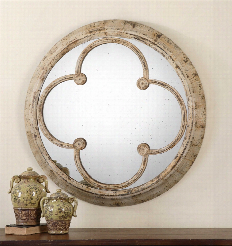 Uttermost Livianus Round Metal Mirror