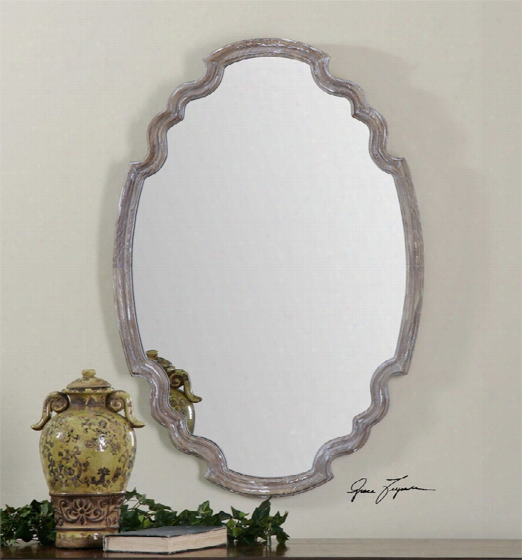 Uttermost Ludovica Mirror In Aged Wood