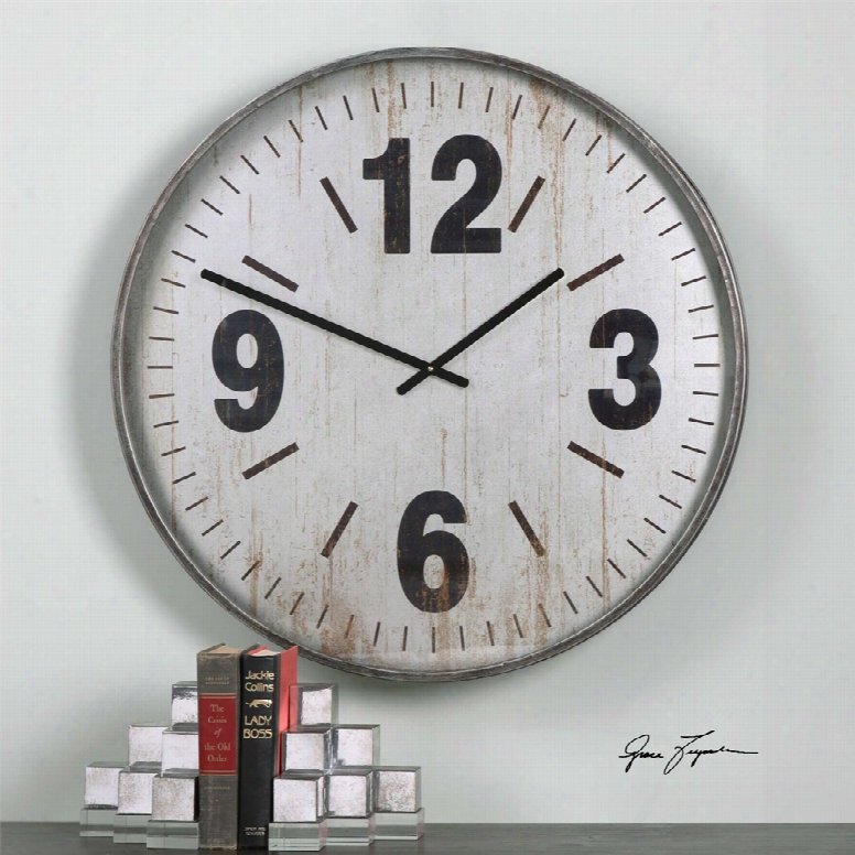 Uttermost Marino Oversized Wall Clock