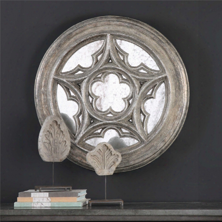 Uttermost Marwin Round Window Mirror