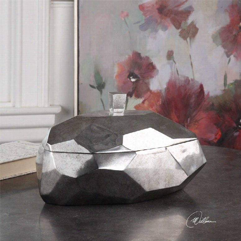 Uttermost Minta Box In Silver