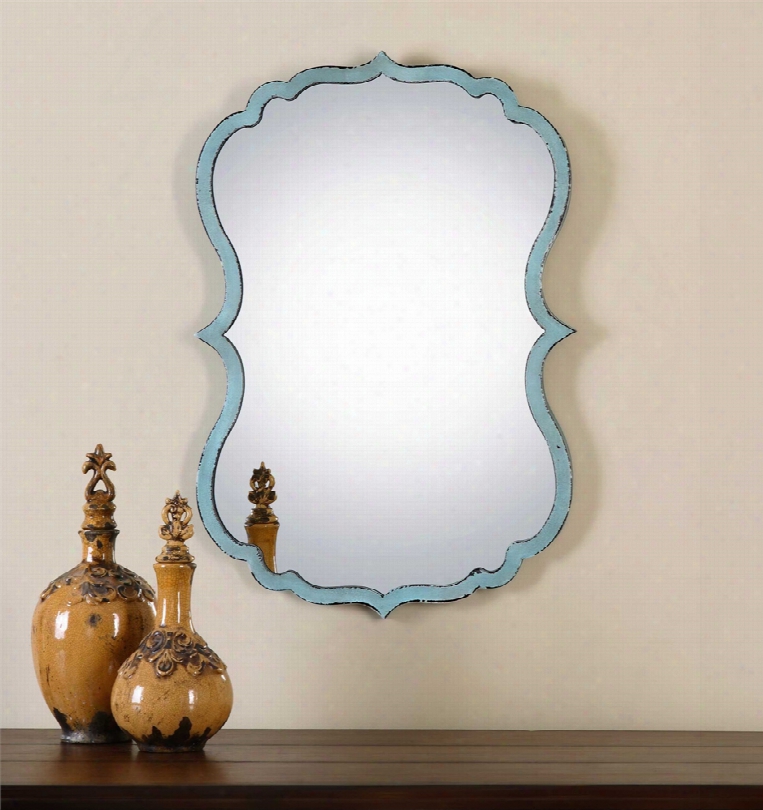 Uttermots Nicola Mirror In Light Blue