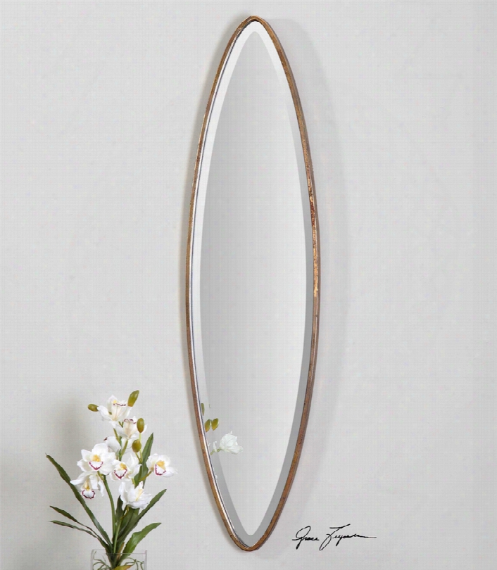 Uttermost Ovar Mirror In Gold