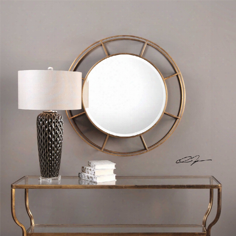 Uttermost Salleron Round Mirror