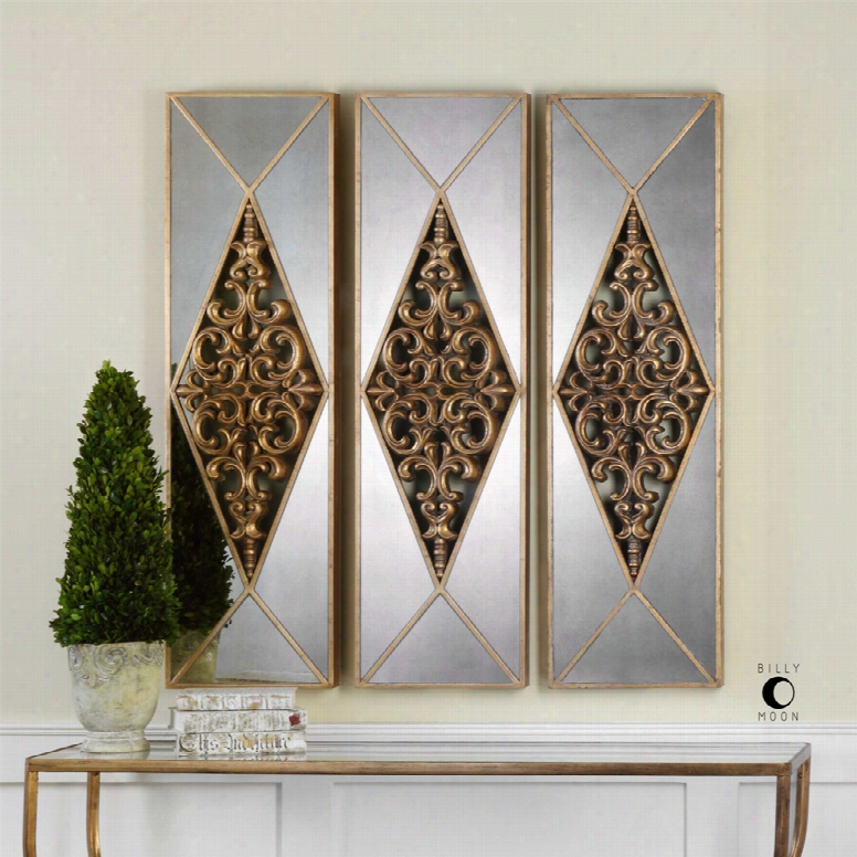 Uttermost Serrano Mirrored Wall Art