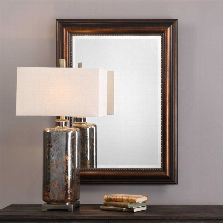 Uttermost Stuart Mirror In Rubbed Bronze