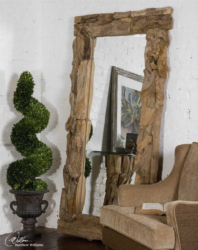 Uttermost Teak Root Mirror In Natural