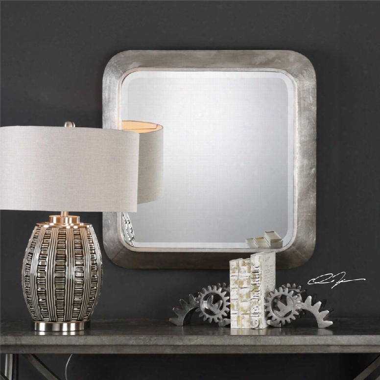 Uttermost Verea Metallic Mirror In Silver