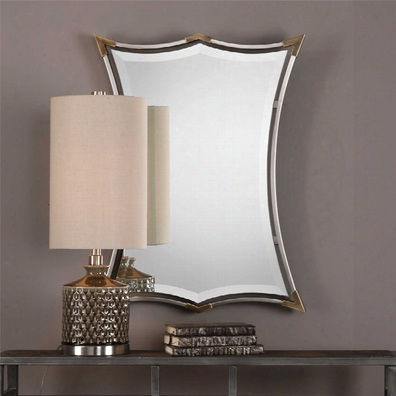 Uttermost Verity Mirror In Brushed Nickel