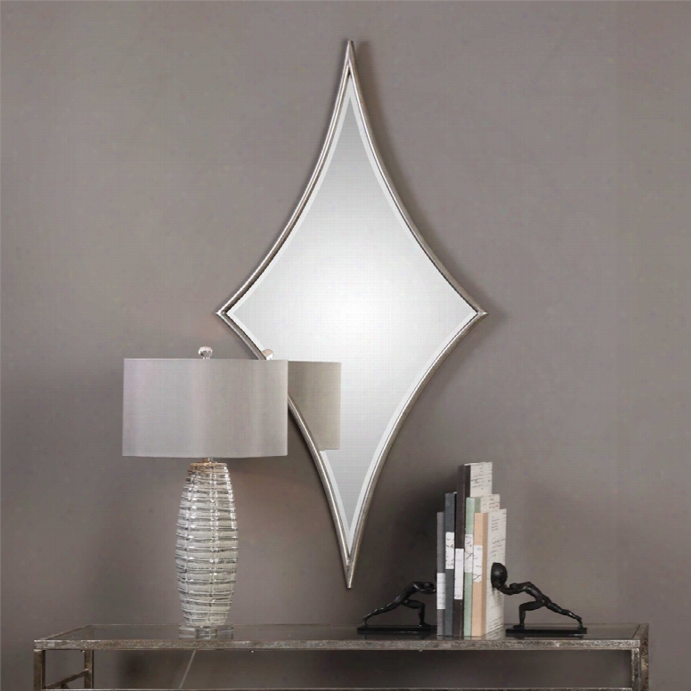 Uttermost Vesle Diamond Mirror In Silver