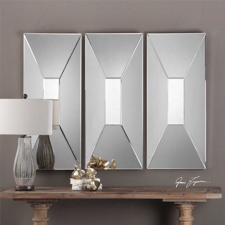 Uttermost Vilaine Modern Geometric Mirror