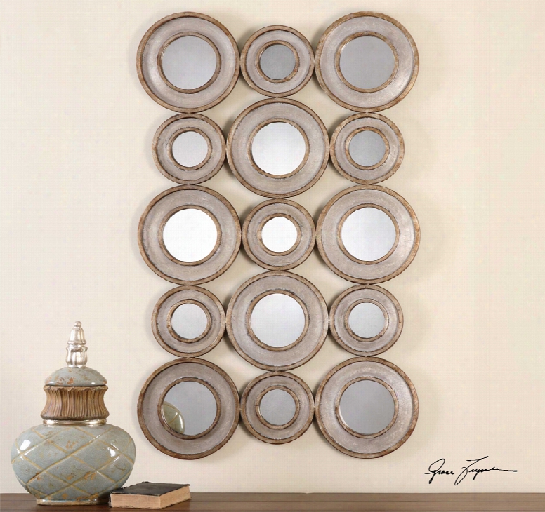 Uttermost Vobbia Metal Circles Mirror