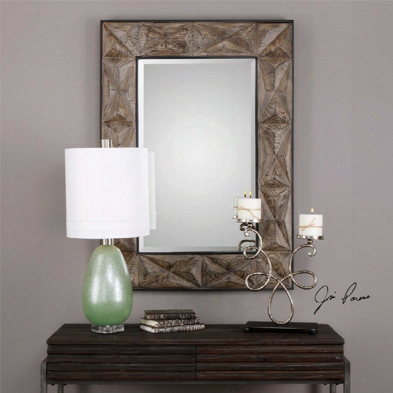 Uttermost Wilder Aged Wood Mirror