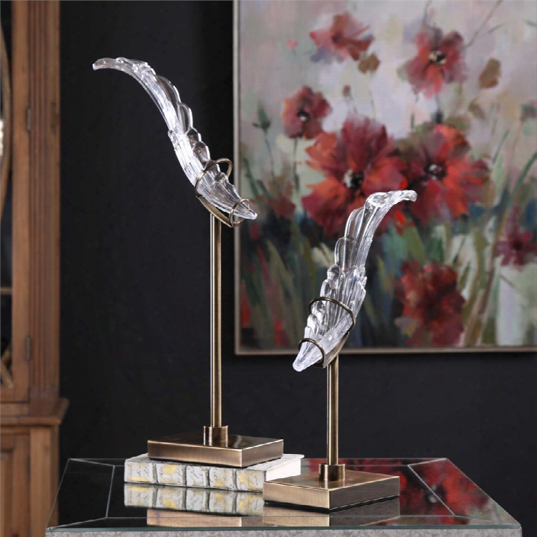 Uttermost Wings Sculpture Set Of 2