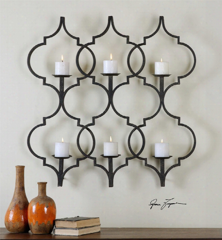 Uttermost Zakaria Metal Candle Wall Sconce